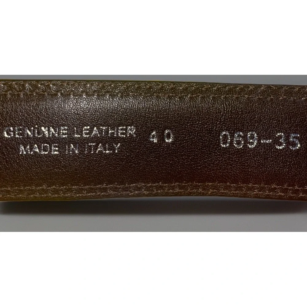 Gennaro Di Palma✨Mens Belt Size 40 Soft Genuine Leather Made in Italy‎